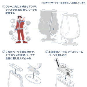 アクリルスタンドフレーム